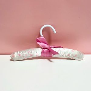 Vintage Y2K 2000s mcbling baby phat mini heart cat print fabric hanger